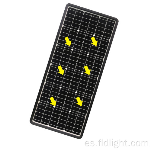 Luz de calle led solar integrada de alto lumen a prueba de agua